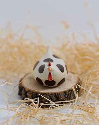 Kurka nakrapiana na brązowo, Wet Spot Ceramic Studio