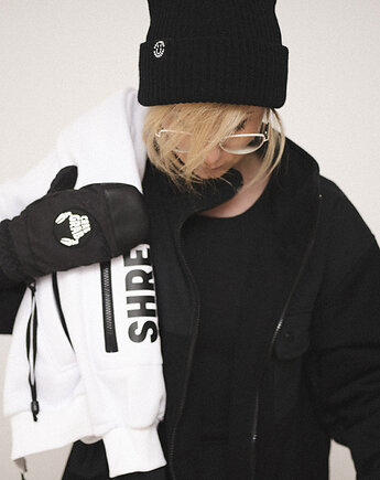 Czarna Bluza na suwak Shred Junkies, DONT NEED NO SAMURAI