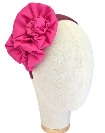 LOARA opaska pink satynowe kwiaty, Expose Akcesoria