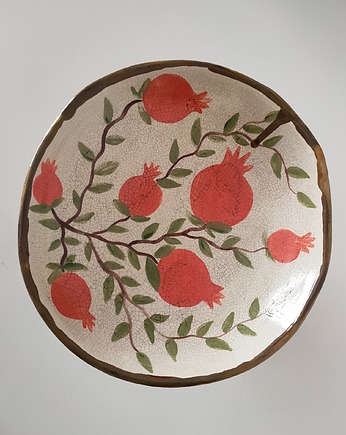 Granaty - misa ceramiczna na stopce, LaKama
