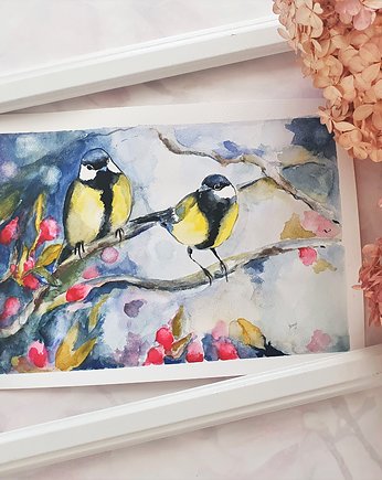 Akwarela sikorki, Wiktoria Borys Art