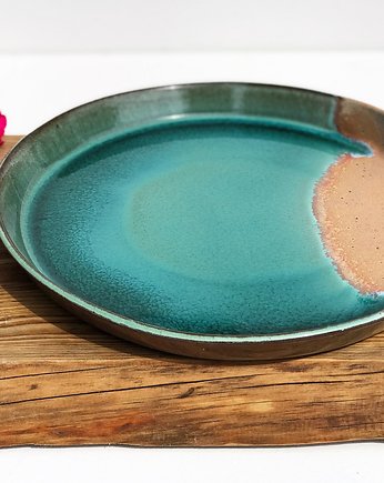 Patera  Taca  Talerz ceramiczny z  rantem, Ceramika Tyka