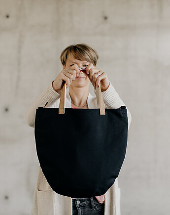 Marmollada - torebka bawełniana tN czarna + b, marmollada