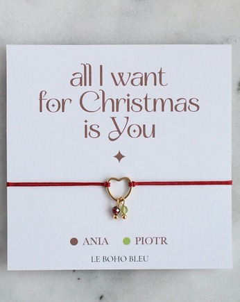 All I Want For Christmas Is You - Bransoletka z kamieniami miesiąca, Le Boho Bleu