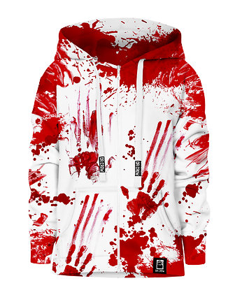 Bluza Zamek Chłopiec DR.CROW Zombie White, DrCrow