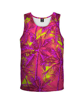 Bokserka Top Girl DR.CROW Neon Palms Pink, DrCrow