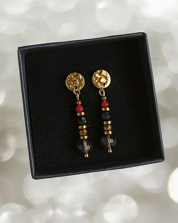 Kolczyki jesienne : ozdobne sztyfty, kaktusia