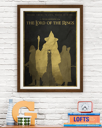 The Lord of the Rings - plakat 50x70 cm, minimalmill