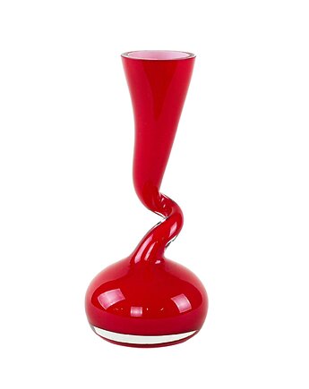 Wazon czerwony, Swing Vase, Normann Copenhagen, B.Bonnesen, Przetwory design