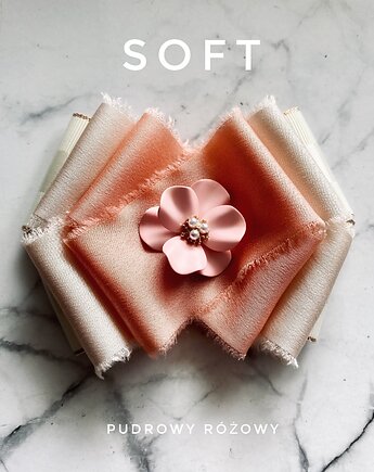 Brosza z kolekcji SOFT Delikatność i kobiecość New, Pudrowy Różowy