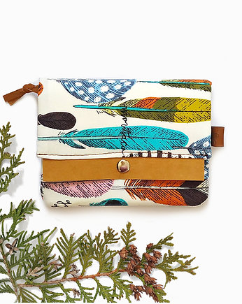 Portfel Boho Mini - Piórka, Bohothica