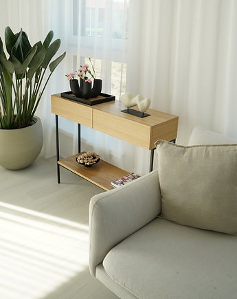 EMILY- Konsola z szufladami, stylowa konsola, konsola, Papierówka Simple form of furniture
