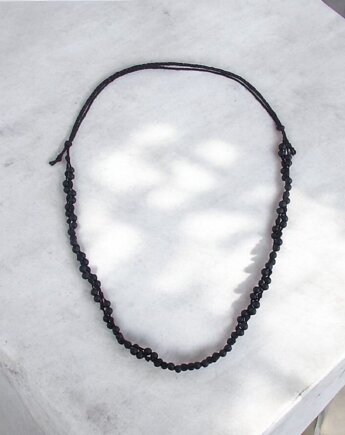 Satynowa czerń Naszyjnik bez metalu, galeria nuit