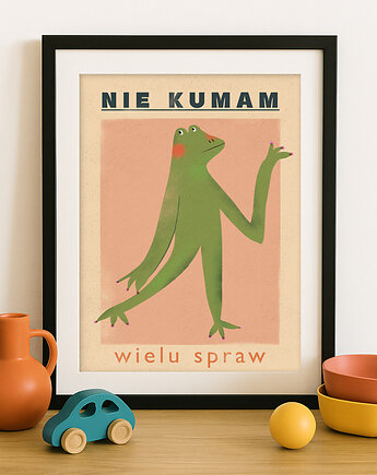 Plakat Nie kumam wielu spraw, MUKI design