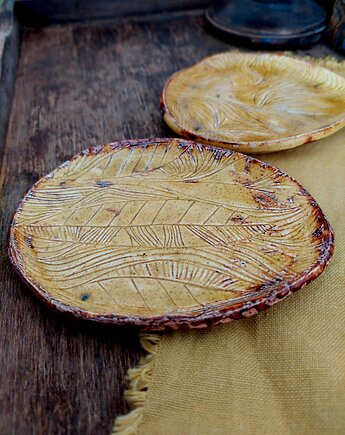 Ceramiczna podstawka bursztynowa, Wooden Love