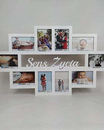 Multirama ramka na zdjęcia Sens Życia 10 zdjęć styl, Wajdrew