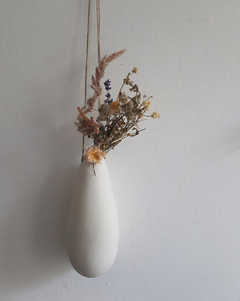 wazon wiszący duży | porcelana, naniby