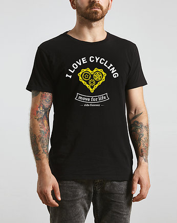 Koszulka T-SHIRT.  I love cycling, studioixi