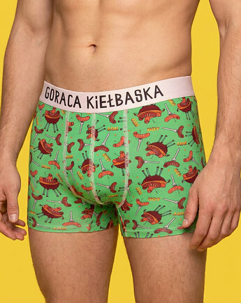 Gorąca kiełbaska  - bawełniane bokserki - Majtki z Sosnowca, Majtki z Sosnowca