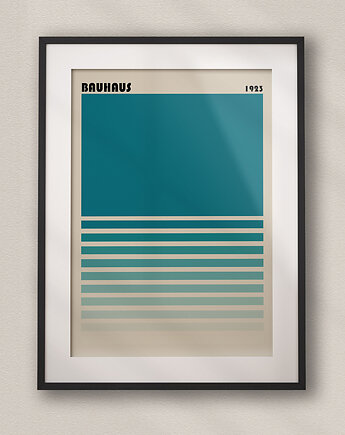 Minimalistyczny plakat - Bauhaus #18 - Do salonu, sypialni, biura, DAPIDOKA
