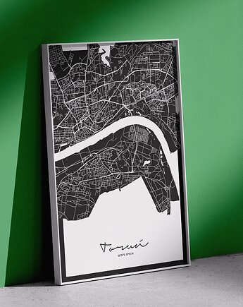 Plakat Toruń mapa, Peszkowski Graphic