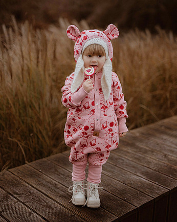 Kombinezon Uszaty Lilie na Różu, ZZZforKIDS