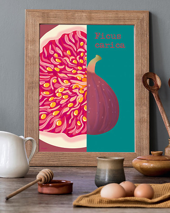Figa - plakat A3 fine art, giclee, minimalmill