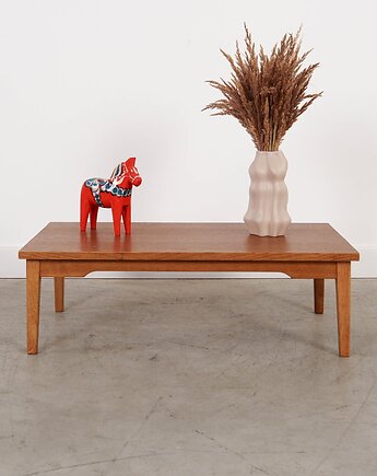 Stolik dębowy, duński design, lata 70, produkcja: Dania, Przetwory design