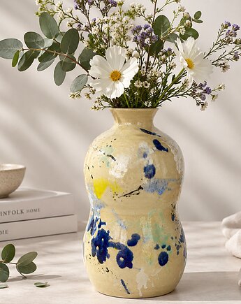 Ceramiczny Wazon Kolorowy Peanut, Dwa Wypały
