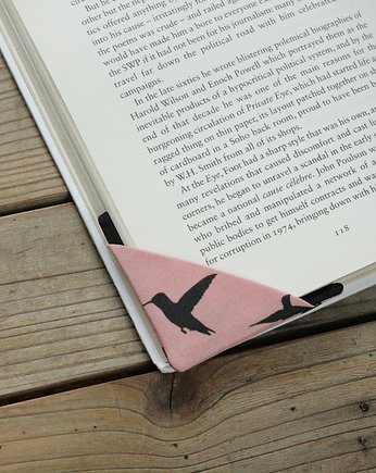 2 zakładki narożne do książki - Kolibry, cuba libre