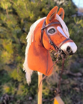 Hobby horse A4 Haflinger kasztanek koń na kiju, HorsoveLove