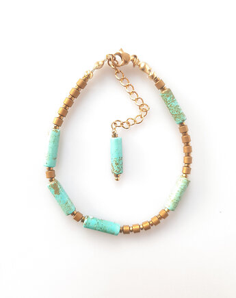 Bransoletka z turkusowym jaspisem, Mitsu