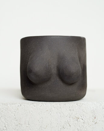 Czarka kubek BOOBS cycki czekolada 270  ml, rel ceramic