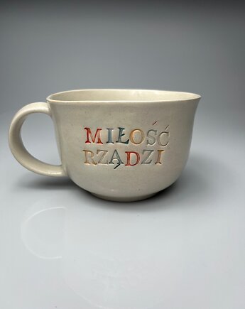 Kubek ręcznie lepiony 400ml, Mila Handmade Ceramics