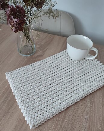 Podkładka prostokątna szydełkowa 30cmx40cm, MISZ MASZ Dorota Tyszko