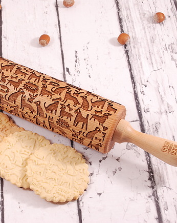 WOOF! WOOF! - grawerowany wałek do ciasta, MOOD for WOOD