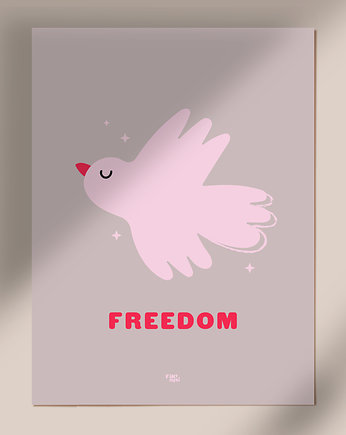 Plakat FREEDOM 30x40cm, fiki myki