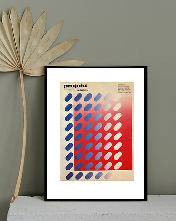 Plakat Oprawiona okładka miesięcznika PROJEKT z maj 1986 r aut. Henryk Chyliński, RiskyWalls