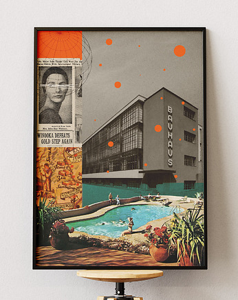 Plakat Bauhaus Vintage - Kolaż Fine Art, DAPIDOKA