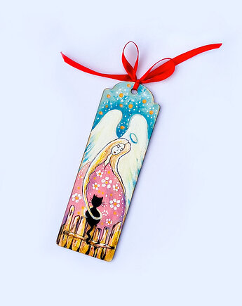 Zakładka do książki Anioł i kot, ajlla