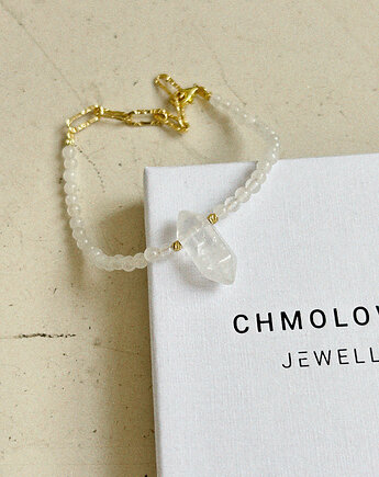 Bransoletka Jadeit i Kryształ Górski, Chmolowska Jewellery