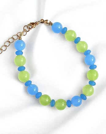 Bransoletka : summer collection : lime in the sky, kaktusia