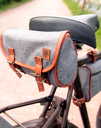 Sakwa rowerowa pod siodełko Nuff classic | szara, Nuff
