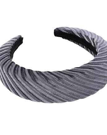 Gruba szara opaska w prążki, SOTHO