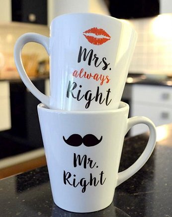 Kubki  Latte  Mrs. Mr., FarrowDesign