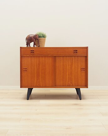 Komoda tekowa, duński design, lata 70, produkcja: Dania, Przetwory design