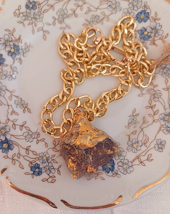 CRYSTAL WITCH naturalny amulet, Szary Piknik