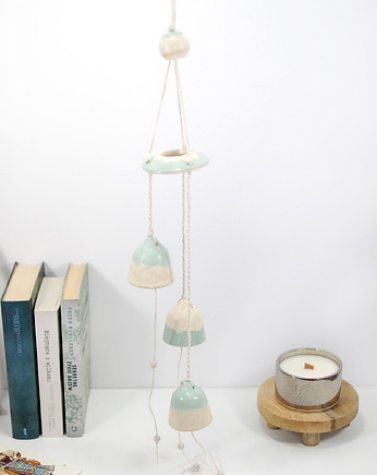 Wisząca ozdoba do sypialni, salonu - łapacz wiatru, łapacz snu, 10FingersArt