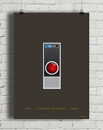 Plakat 2001: A Space Odyssey , minimalmill