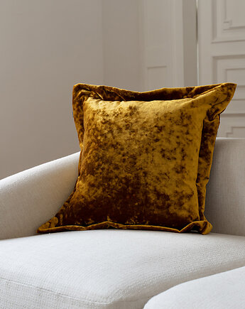Scala złota duża poduszka dekoracyjna 60x60 Prestige Line, OSOBY - Prezent dla żony
